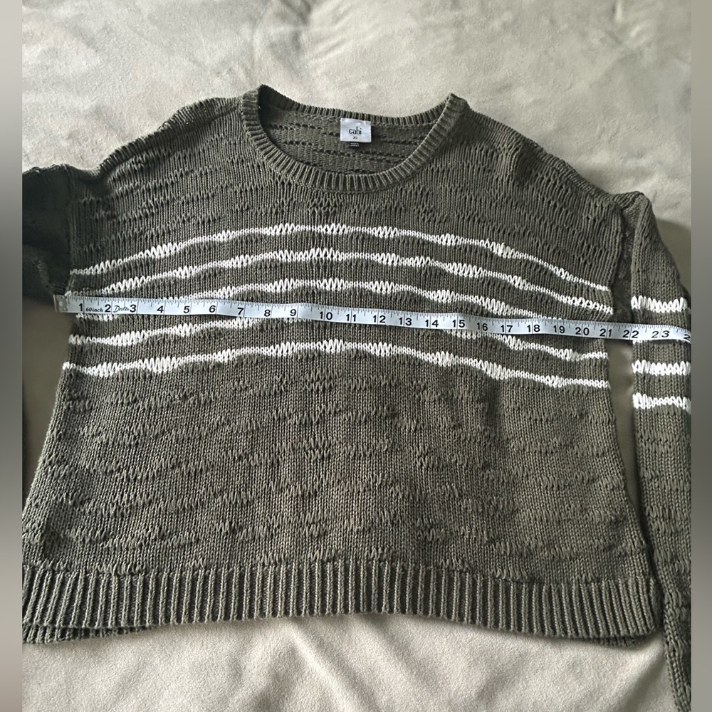 CAbi Olive Sweater - Picture 4 of 6